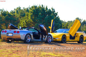 EOS 1997-04 Chevrolet Corvette C5 Vertical Lambo Door - image 9
