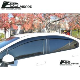 Extreme Online Store EOS Subaru WRX STi Window Visors Wind Deflectors Rain Guards - Image 7