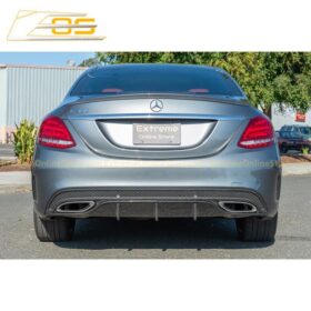 Extreme Online Store EOS -Benz C-Class W205 AMG Carbon Fiber Rear Bumper Diffuser - Image 6