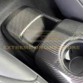 Extreme Online Store Supra Carbon Fiber Center Console Panel Cover for GR Supra - Image 7