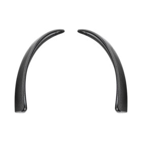 EOS 2005-13 Corvette C6 Z06 ZR1 Extended DRY CARBON FIBER Front Splash Guard Mud Flaps - Image 2