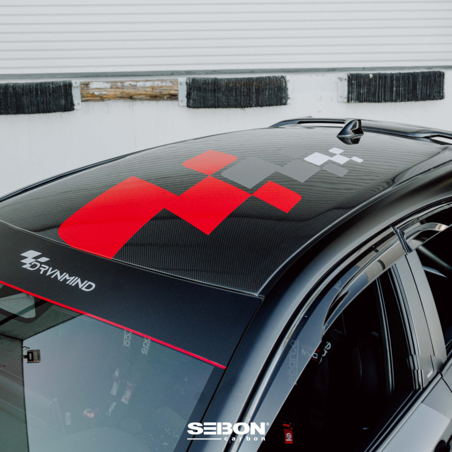 Seibon Dry Carbon Fiber Roof For 2019-2025 Toyota Corolla Hatchback / GR Corolla - Gloss
