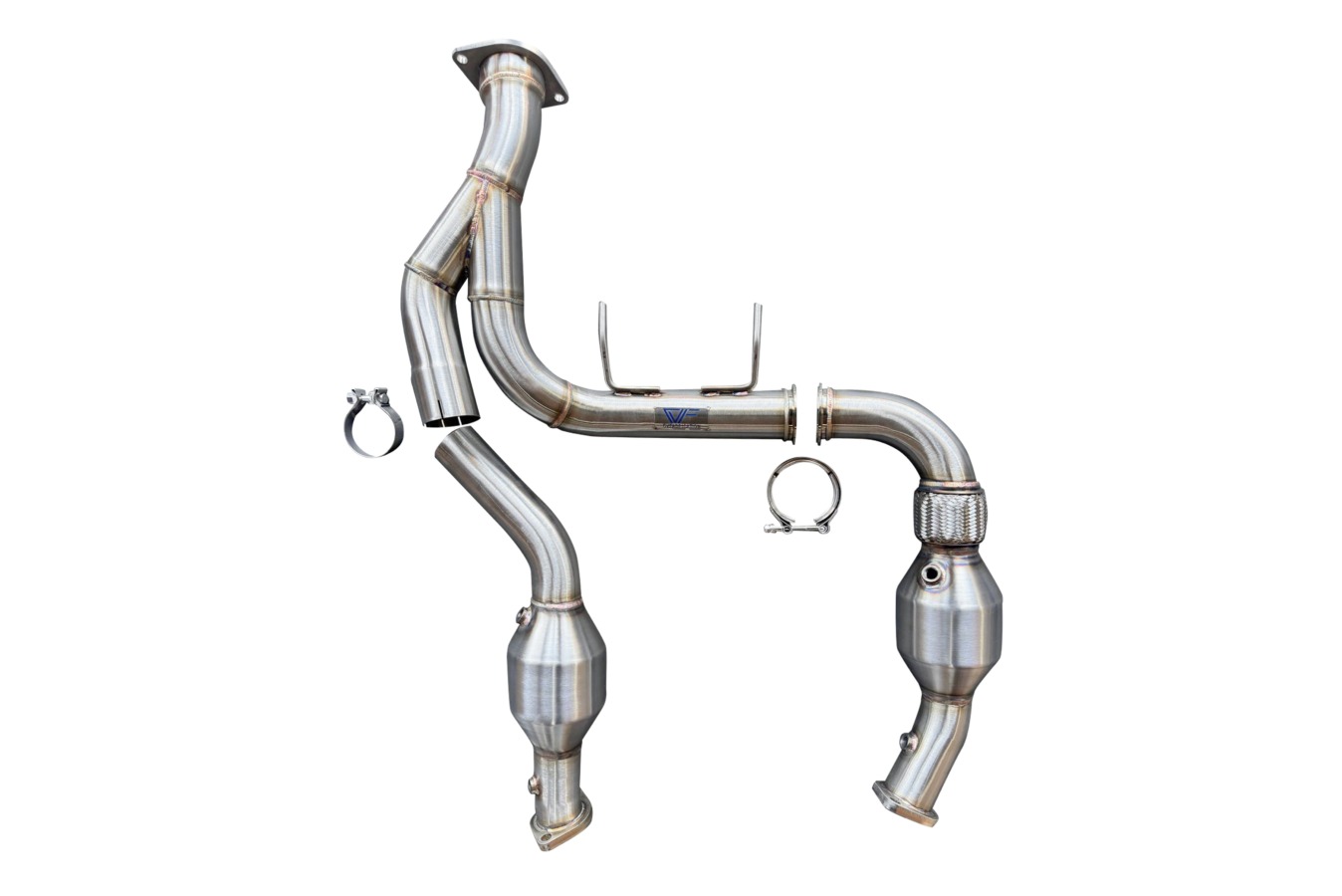 CVF 2021-2023 Ford F-150 3.5L EcoBoost Stainless Steel Catted Downpipes