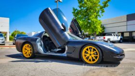Corvette C5 vertical lambo doors driver side view