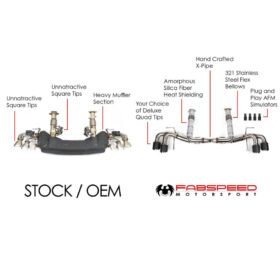 EOS Corvette C8 Stingray Supersport X-Pipe Exhaust System - Image 3