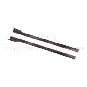 2024-2026 Ford Mustang S650 Carbon Fiber Side Skirts Extension