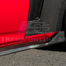 2024-2026 Ford Mustang S650 Carbon Fiber Side Skirts Extension