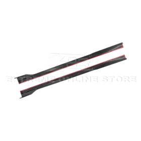 2024-2026 Ford Mustang S650 Carbon Fiber Side Skirts Extension