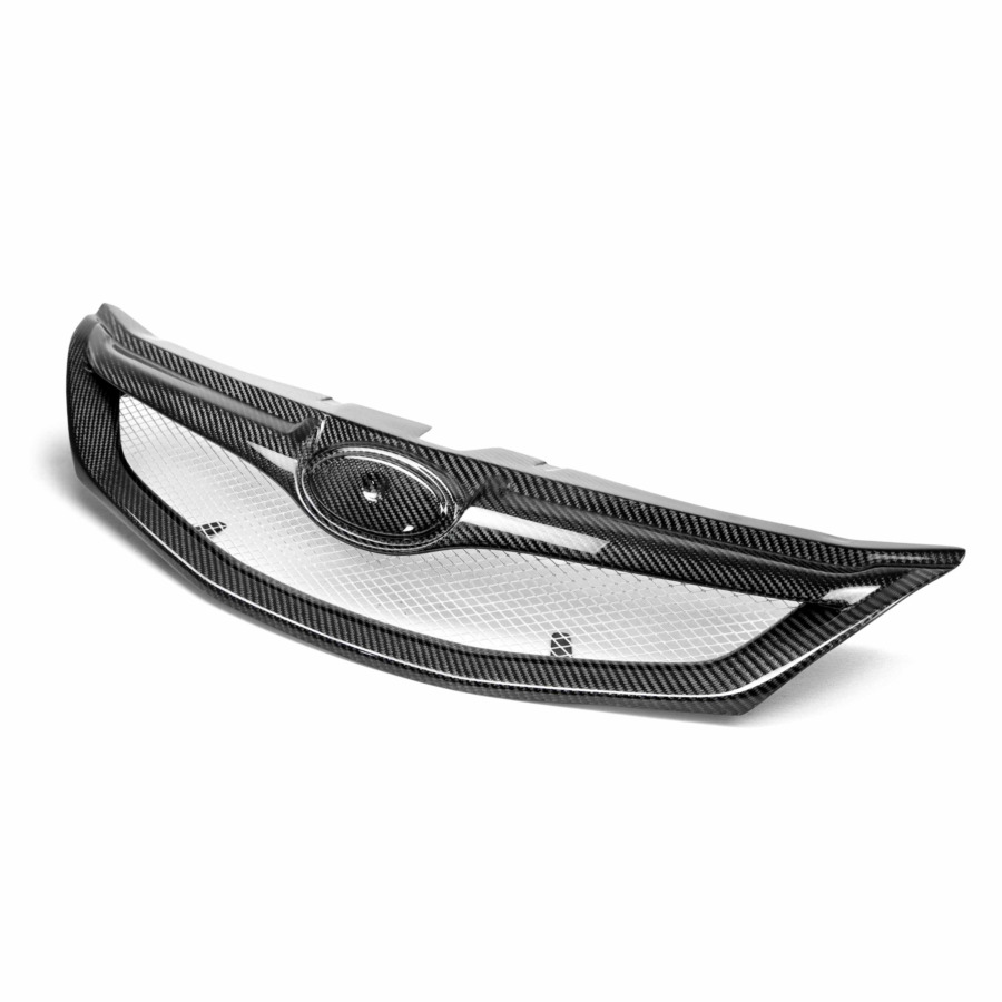 Seibon STI-Style Carbon Fiber Front Grille for 2008-2010 Subaru Impreza WRX STi