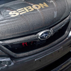 Seibon STI-Style Carbon Fiber Front Grille For 2011-2014 Subaru WRX STI
