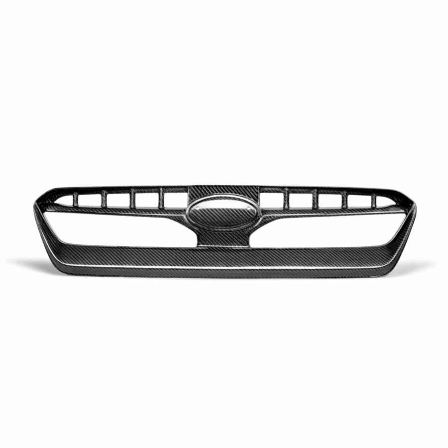 Seibon OEM-Style Carbon Fiber Front Grille for 2015-2017 Subaru WRX/STi
