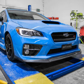 Seibon MB1-Style Carbon Fiber Front Lip for 2015-2017 Subaru WRX/STi