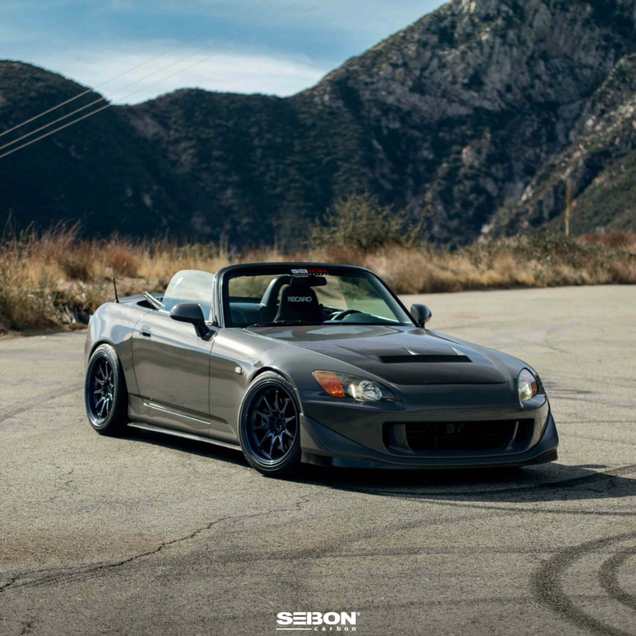 Seibon JS-Style Carbon Fiber Hood For 2000-2009 Honda S2000