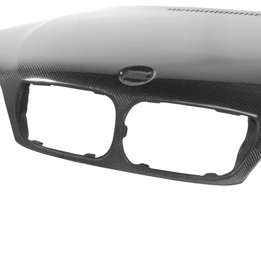 Seibon OEM-Style Carbon Fiber Hood for 2002-2005 BMW E46 4DR, LCI