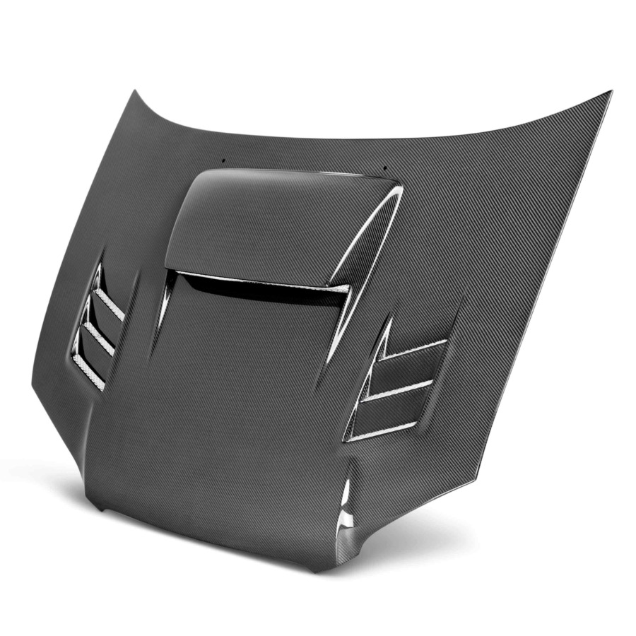 Seibon CWII-Style Carbon Fiber Hood for 2004-2005 Subaru Impreza/WRX/STi