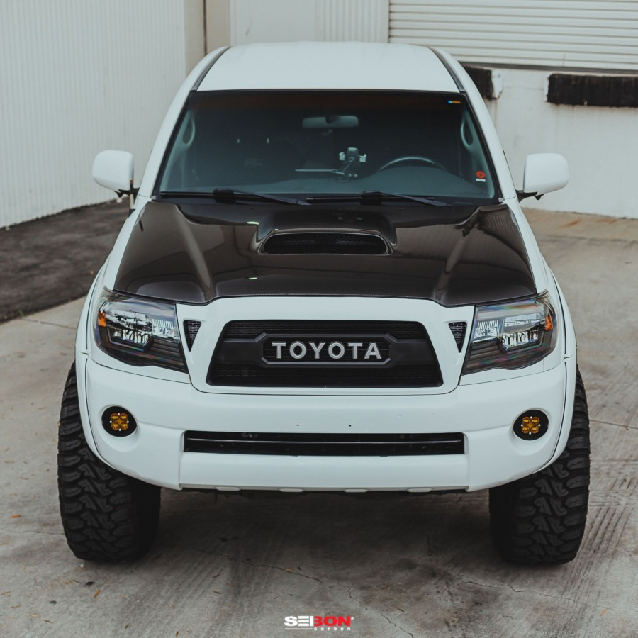 Seibon TR-Style Carbon Fiber Hood For 2005-2011 Toyota Tacoma