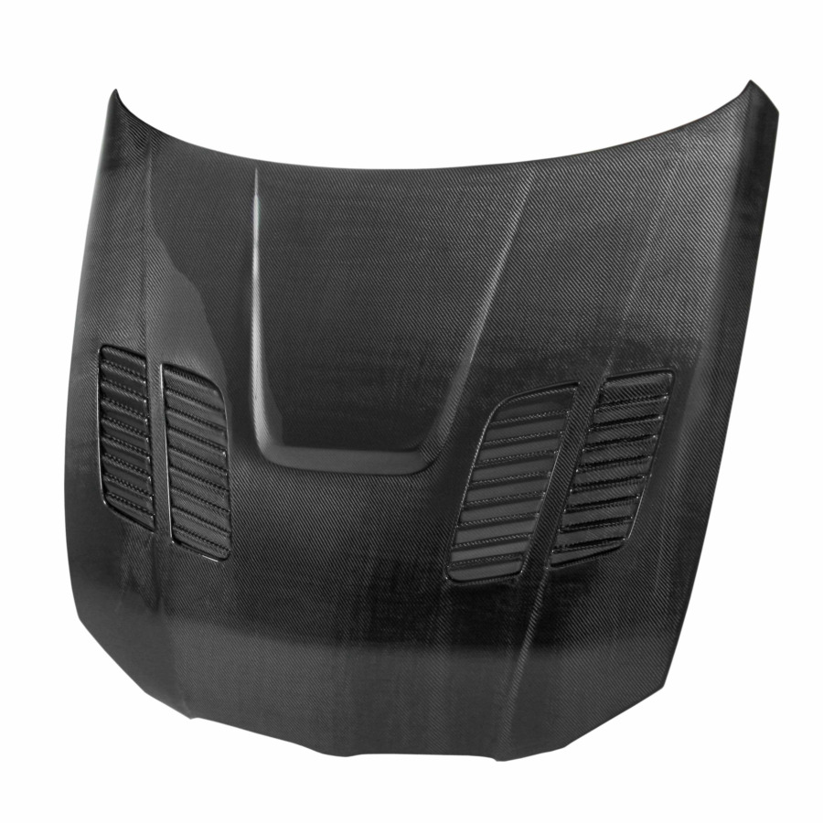 Seibon GTR-Style Carbon Fiber Hood for 2007-2010 BMW E92 2DR, pre LCI (Louvers are cosmetic - they do NOT vent air) - FF Performance