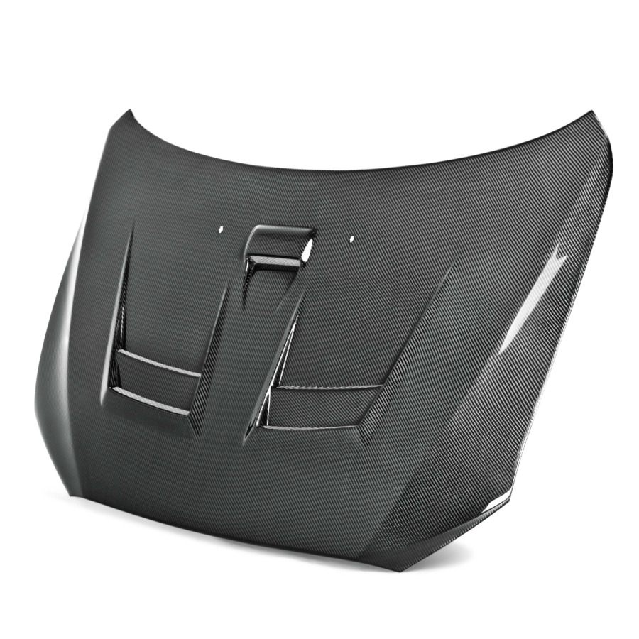 Seibon DV-Style Carbon Fiber Hood For 2008-2015 Mitsubishi Lancer EVO X
