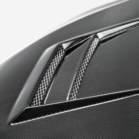 Seibon DV-Style Carbon Fiber Hood For 2008-2015 Mitsubishi Lancer EVO X