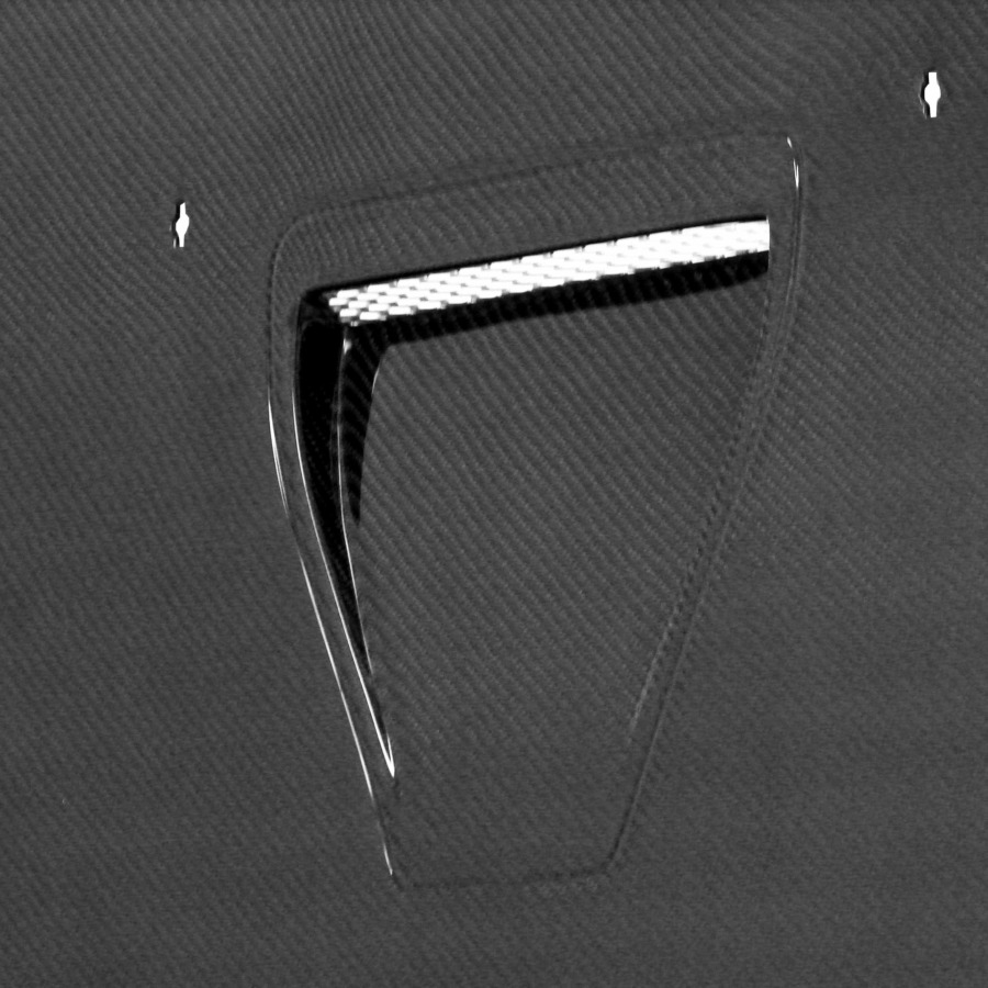 Seibon TS-Style Carbon Fiber Hood for 2008-2015 Mitsubishi Lancer EVO X