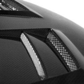 Seibon DV-Style Carbon Fiber Hood for 2008-2017 Mitsubishi Lancer