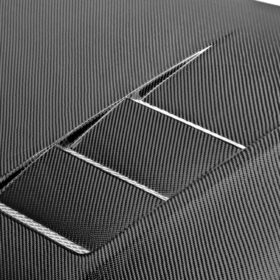 Seibon TS-Style Carbon Fiber Hood For 2012-2013 Honda Civic 2DR And 2012 Honda Civic 4DR