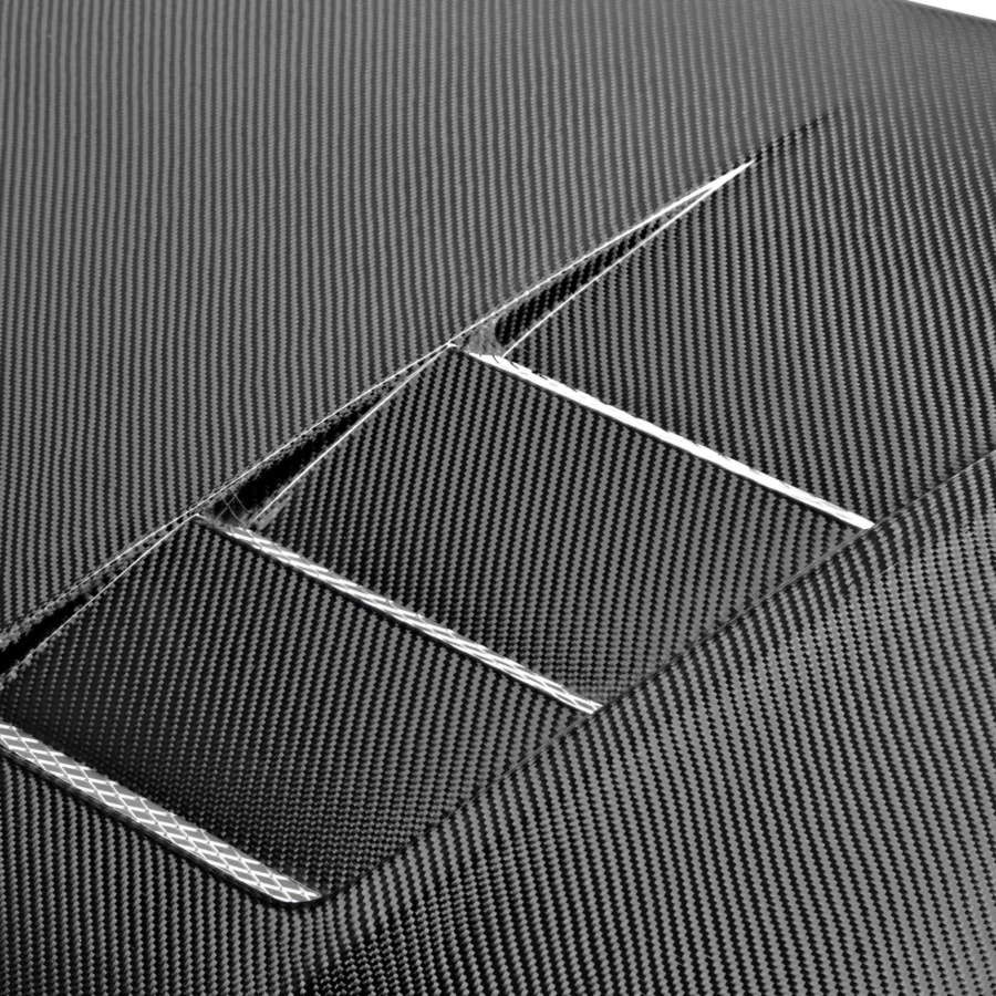 Seibon TS-Style Carbon Fiber Hood For 2012-2013 Honda Civic 2DR And 2012 Honda Civic 4DR