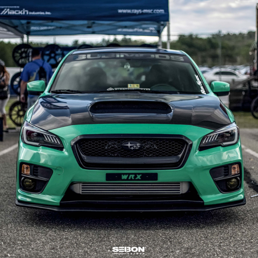 Seibon OEM-Style Carbon Fiber Hood for 2015-2021 Subaru WRX/STi