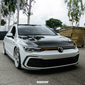 Seibon OEM-Style Carbon Fiber Hood For 2022 VW Golf MK8