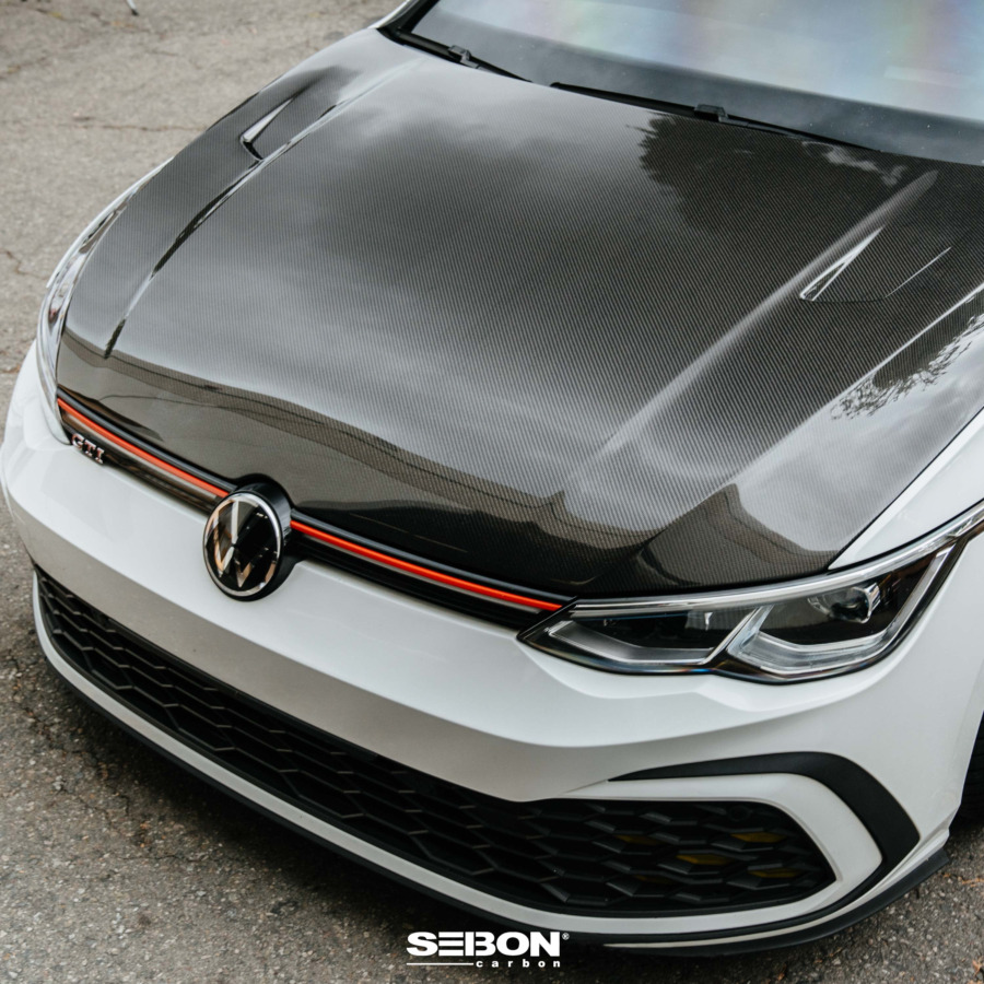Seibon TM-Style Carbon Fiber Hood For 2022 VW Golf MK8
