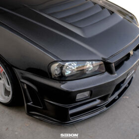 Seibon DS-Style Carbon Fiber Hood for 1999-2001 Nissan Skyline R34 GT-R