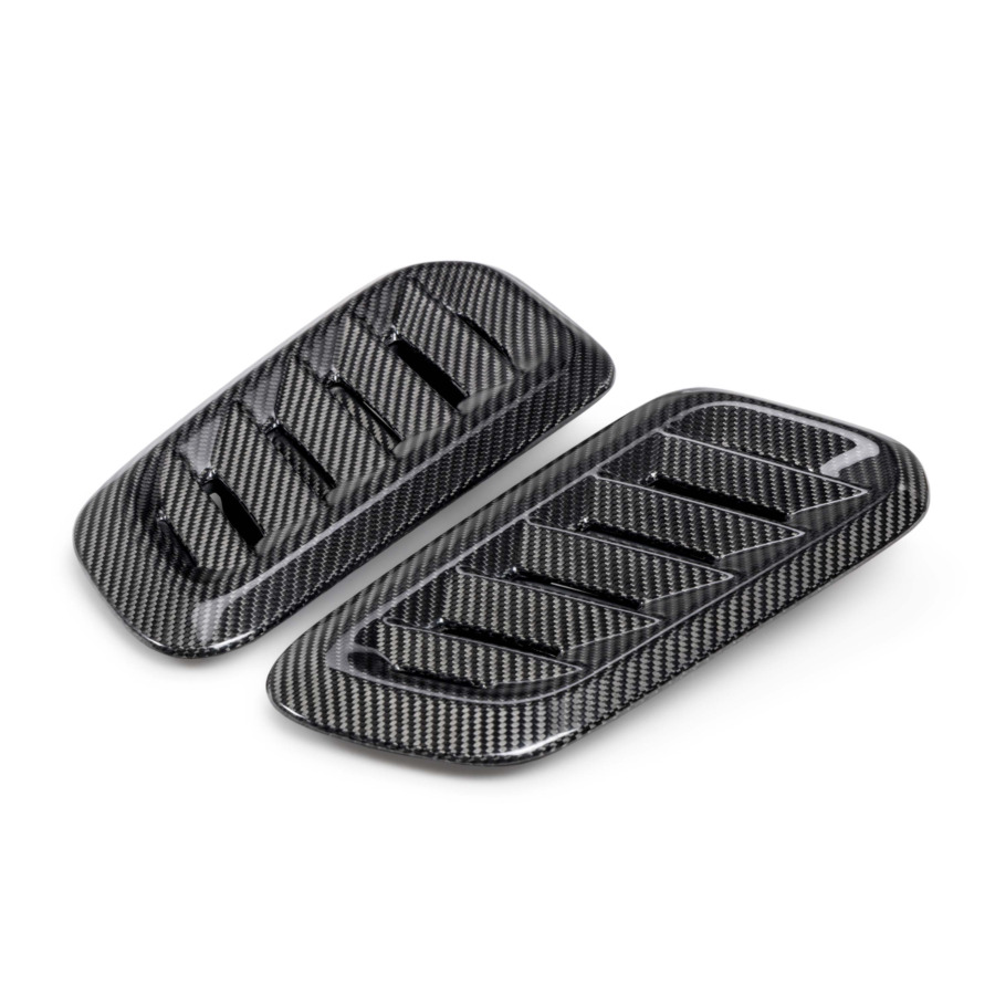 Seibon Dry Carbon Fiber Hood Vents For 2023-2025 Toyota GR Corolla - Gloss