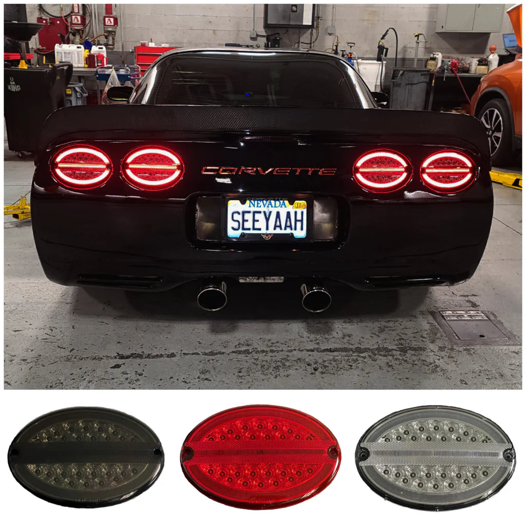 EOS Corvette C5 G3 Laser LED Tail Light Assemblies - Image 1