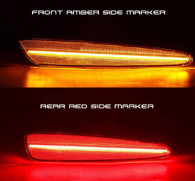 EOS Corvette C6 Smoked Lens G3 Laser LED Side Markers - Image 2