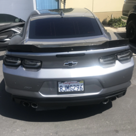 ZL1 Addons 2019-2024 Chevrolet Camaro SS with Rear View Camera Wicker Bill - image 5