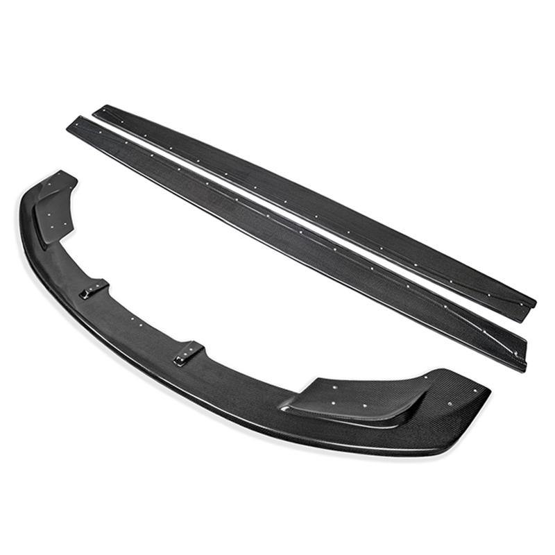 EOS 2015-20 BMW F82 M4 Carbon Fiber Front Splitter & Side Skirts - Image 1
