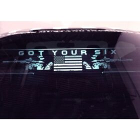 FFP Mustang Coupe WindRestrictor® Rear Add On Glow Plate for Mustang EcoBoost - Image 5