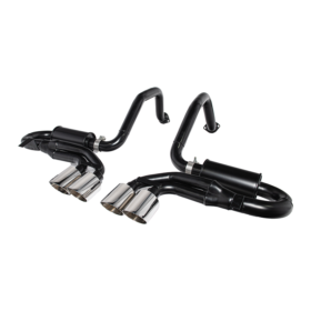 EOS Corvette C5 Muffler Axle Back Quad Tips Exhaust - image 1