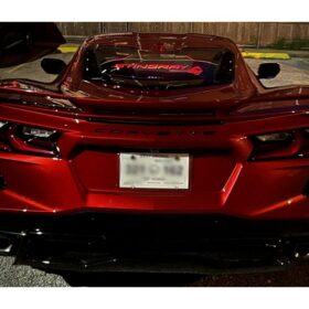 Extreme Online Store EOS WindRestrictor® C8 Coupe Rear Add On Glow Plate - Image 3