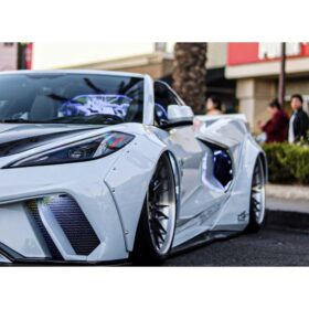 Extreme Online Store EOS WindRestrictor® C8 Coupe Rear Add On Glow Plate - Image 4