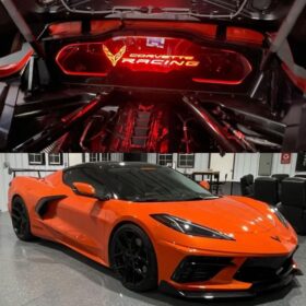 Extreme Online Store EOS WindRestrictor® C8 Coupe Rear Add On Glow Plate - Image 6