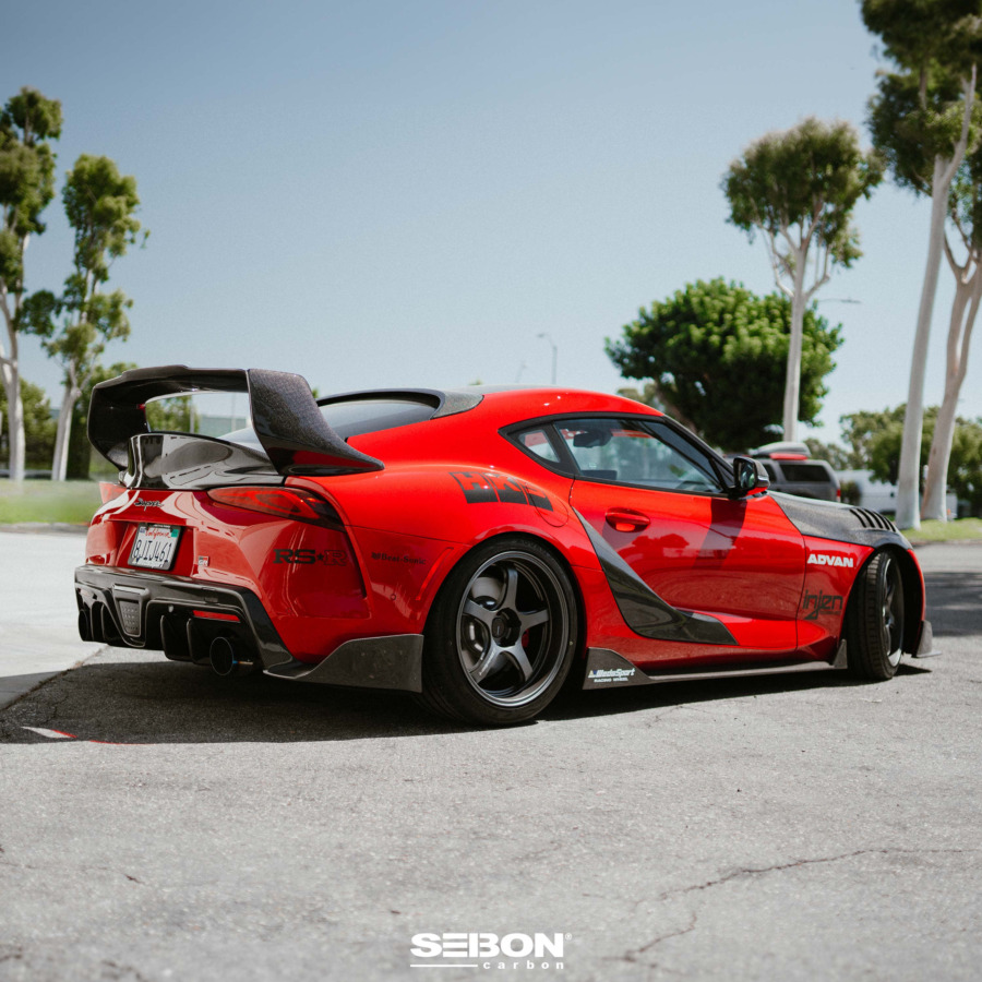 Seibon MB-Style Carbon Fiber Rear Diffuser for 2020-2026 Toyota GR Supra