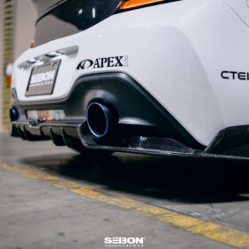 Seibon MB-Style Carbon Fiber Rear Diffuser for 2022-2025 Toyota GR86 / Subaru BRZ