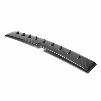 Seibon Fiber Roof Fin Spoiler for 2008-2015 Mitsubishi Lancer EVO X (With Antenna Base 5x6 Cm, No Sound Package, No Sunroof)