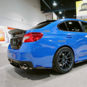 Seibon MB-Style Carbon Fiber Rear Lip for 2015-2021 Subaru WRX/STI