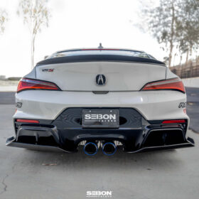 Seibon Mb-Style Carbon Fiber Rear Lip For 2024-2025 Acura Integra Type S