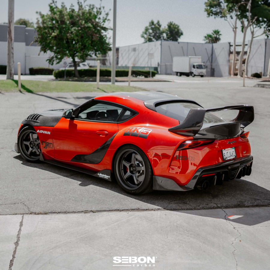 Seibon Fiber Rear Roof Spoiler for 2020-2026 Toyota GR Supra