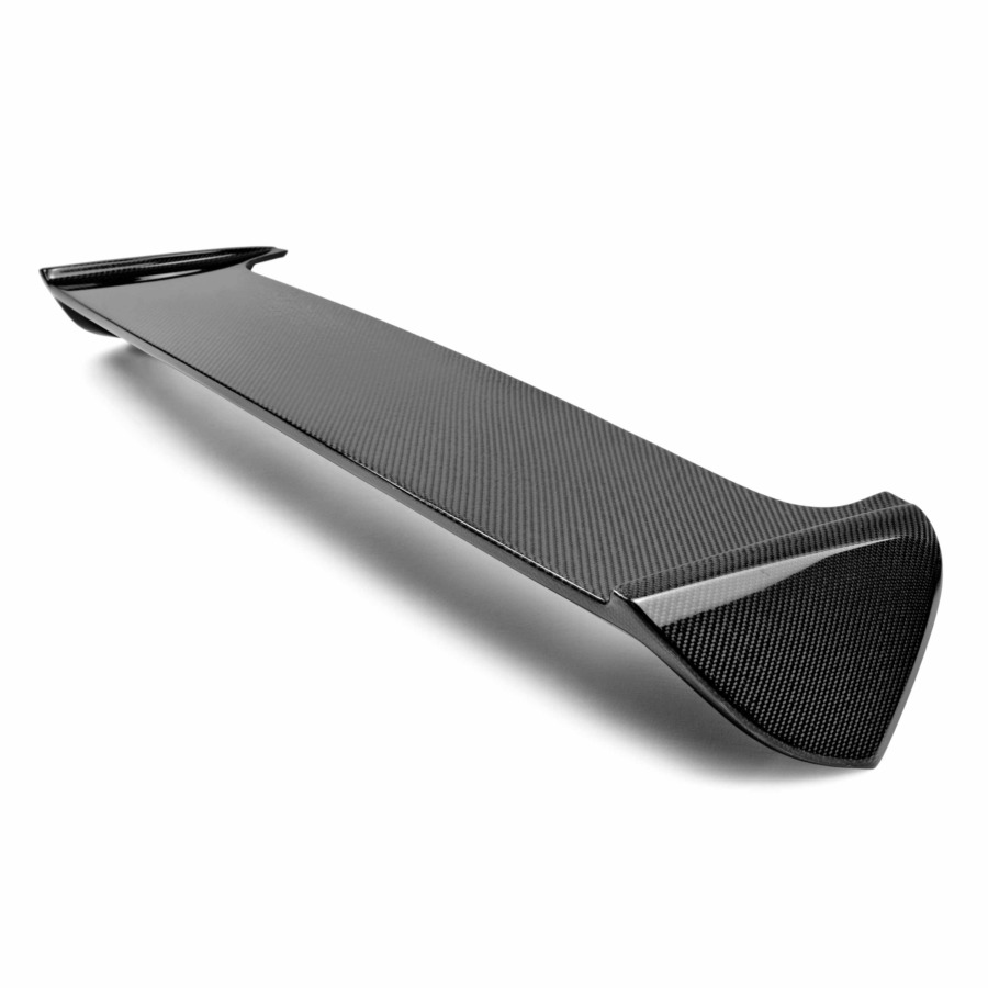 Seibon STI-Style Carbon Fiber Rear Spoiler For 2008-2014 Subaru WRX/STi HB (Shaved With No 3rd Brake Light)