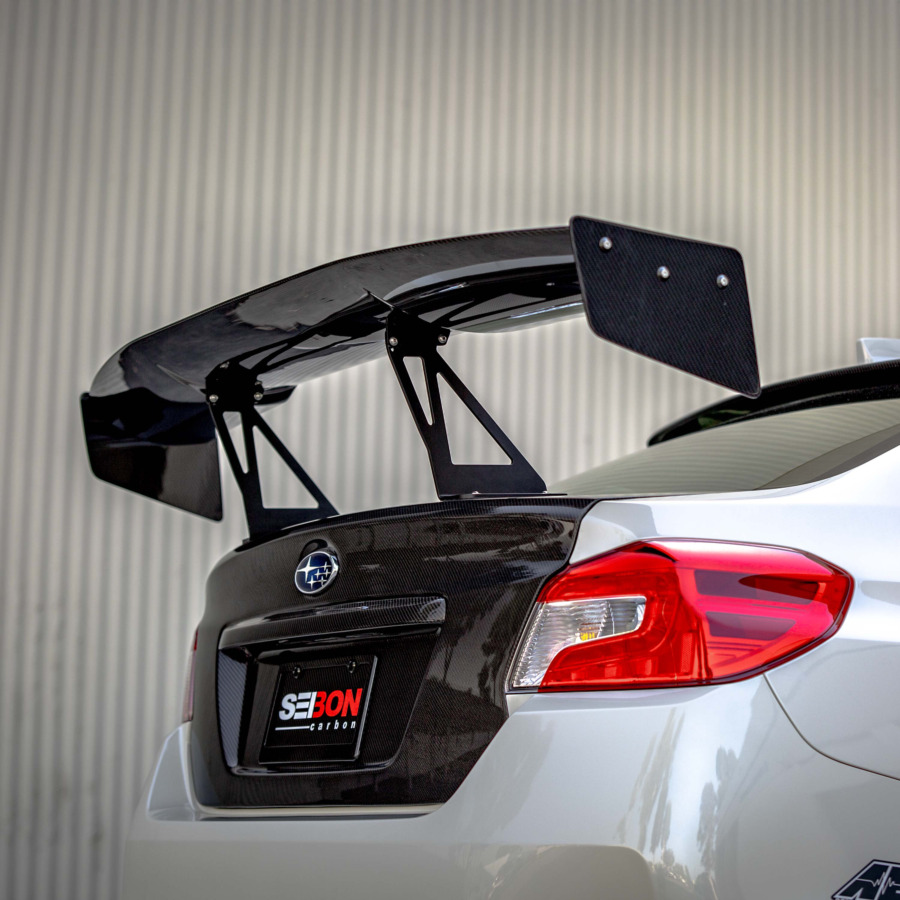 Seibon GT-Style Carbon Fiber Rear Spoiler For 2015-2021 Subaru WRX/STI