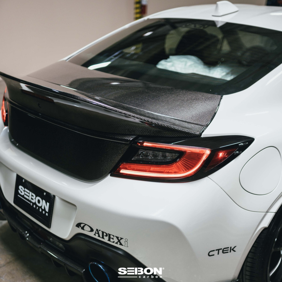 Seibon Fiber Spoiler For 2022-2025 Toyota GR86/ Subaru BRZ